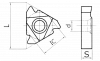 Пластина резьбовая 22ER-4API382-DP220