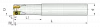 Высокоскоростная фреза EXN03R-18-160-C16-2T