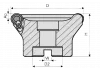 Фреза торцевая насадная EMR-5R-50-22-4T