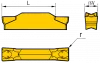  Пластина отрезная, канавочная ZTHD0504-MG-HR52522