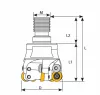 Фреза D25-Z03-M12-RDMT-10