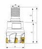 Фреза D16-Z02-M08-APMT-09